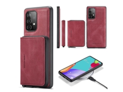 Capa De Couro Jeehood Com Zíper Magnético Horizontal Para Samsung Galaxy A33 5g
