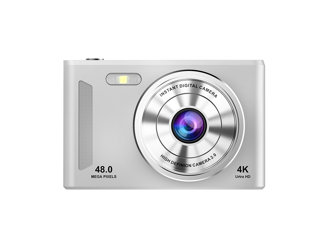 Câmara Digital Câmeras Duplas De Alta Definição, Foco Automático, Tela De 2,4 Polegadas (branco) Cuich