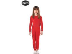 Fato Unisexo CAR&GUS Conjunto de Collant de Elastano Vermelho de 2 Peças (Tam.: 5-6 anos)