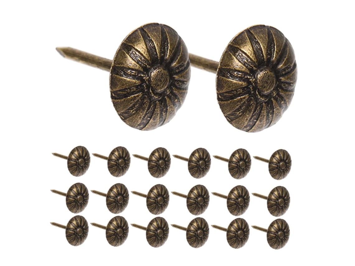Conjunto De 1000 Tachinhas Retrô Para Estofamento Sofás E Móveis,