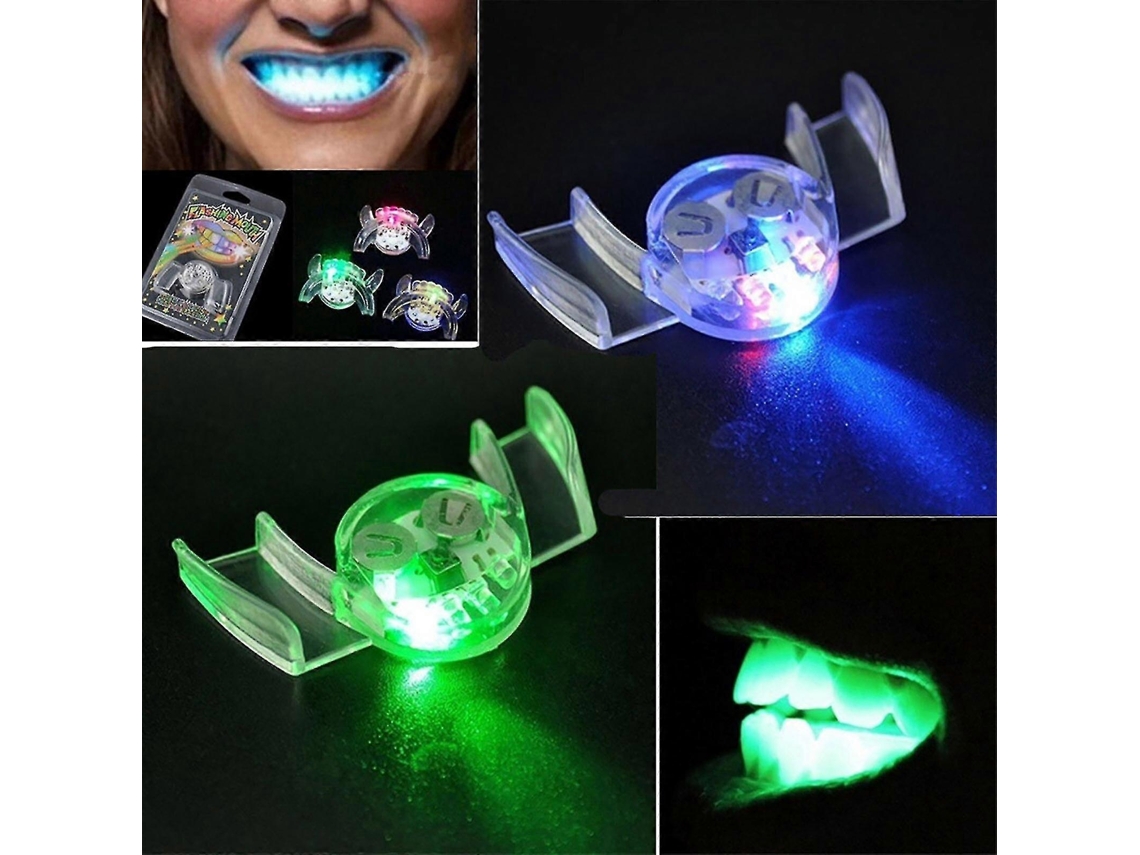 Dentaduras Flash, Brinquedos Luminosos Estranhos De Halloween Em Quatro Cores, Aparelhos Dentários De Led, Novidade, Brinquedo Engraçado Ly Ebike