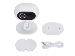 Câmara De Segurança Interna 1080p Wifi Visão Noturna Rotação 360° Voz Bidirecional Para Monitoramento De Bebê E Casa