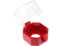Capa Protetora Para Interruptor De Botão, Transparente, De Plástico Sólido.