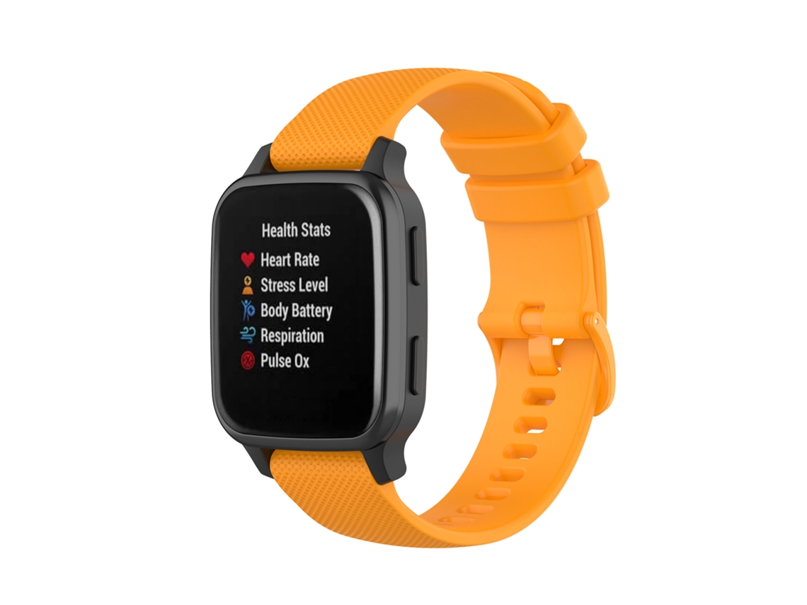 Bracelete Para Garmin Venu 2 Plus (20mm) Amarelo Cuich