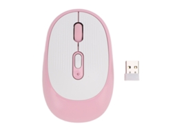 Aetheria mouse Sem Fio Quieto Portátil 800 2400 Dpi 2.4g Óptico com Receptor Usb para Chromebook Notebook Pc Rosa