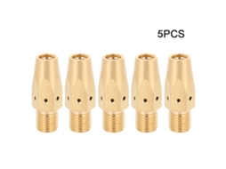 Conjunto de 5 Pontas de Contato de Cobre para Pistola de Solda MIG, Acessórios para Miller M25/M40