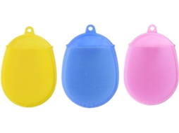 Conjunto De 3 Escovas Banho Silicone Valiclud Para Meninos E Meninas, Escova De Limpeza Macia Para Cabelo E Massagem