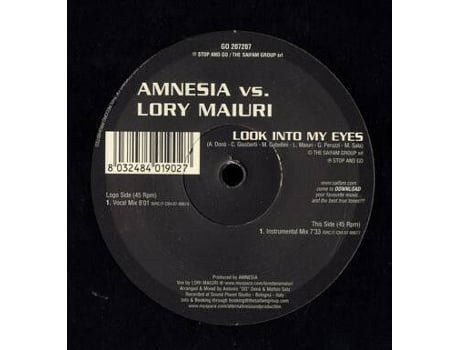 Vinil Look Into My Eyes Stop And Go