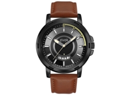 Reloj Deportivo Hombre Zivok De Cuero Con Movimiento De Cuarzo Diál Redondo 02
