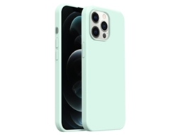 Capa De Silicone Líquido Ultra Fina Para Iphone 12 Pro - Cobertura Total - Magsafe
