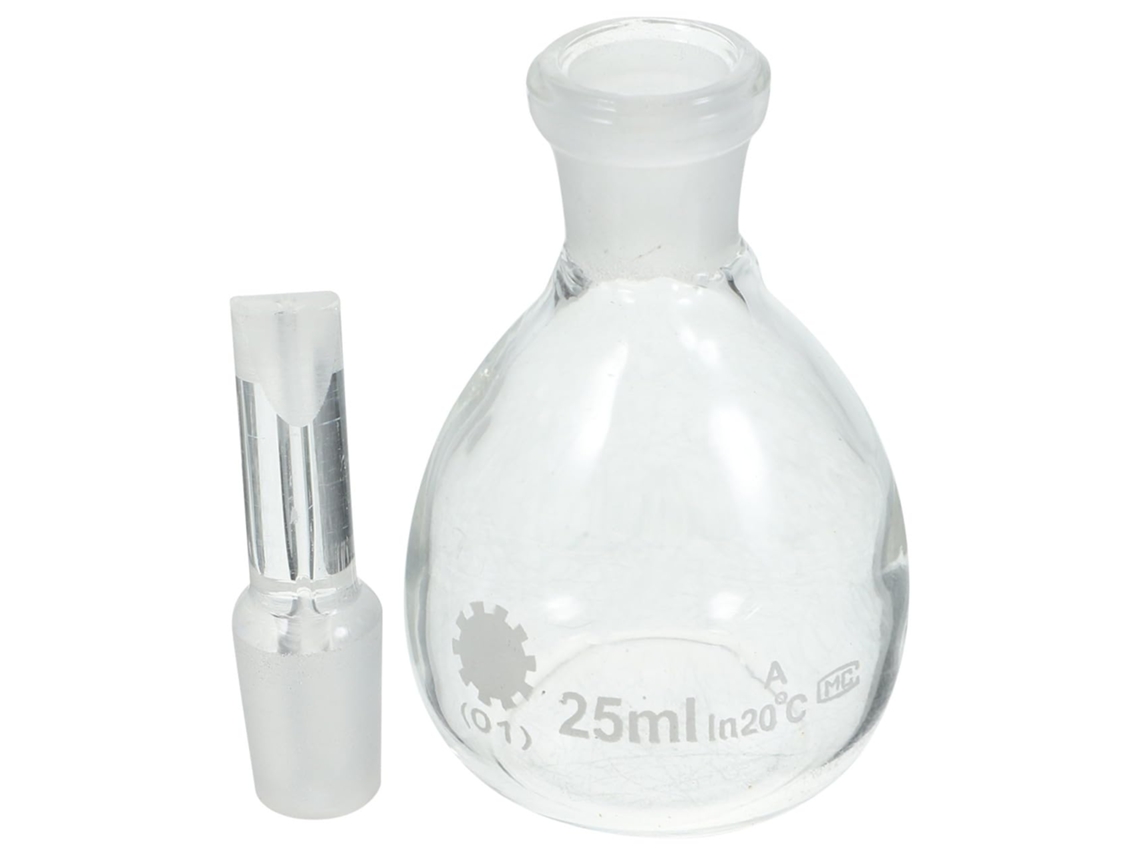 Picnômetro De Laboratório Com Tampa, 25 Ml.