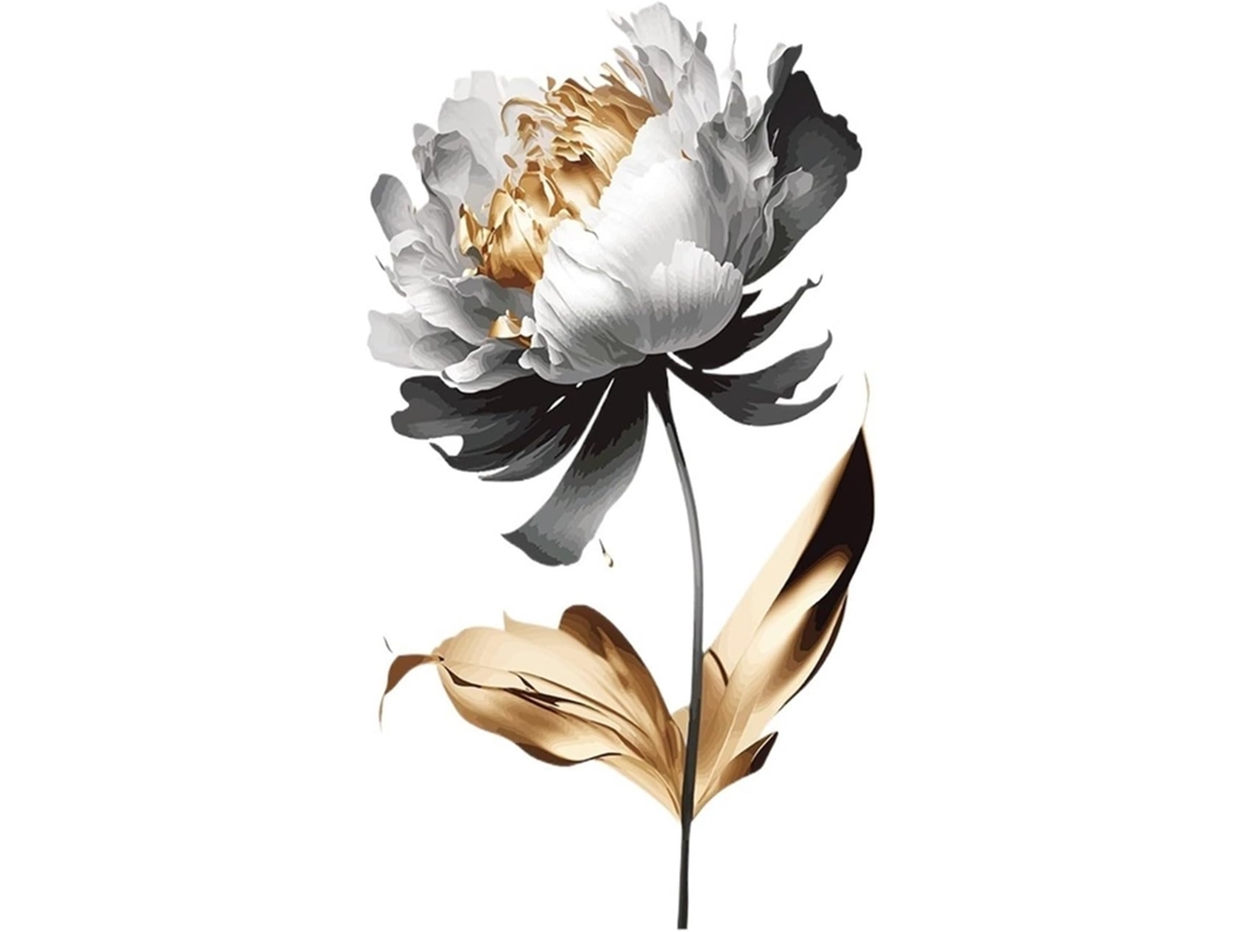 Adesivos De Parede Com Flores Para Salas De Estar, Quartos E Decoração De Casa - Adesivos Autoadesivos