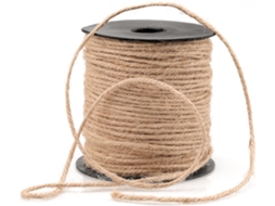 Barbante Resistente e Ecológico de Juta Natural para Suporte no Jardim Decoração Casa. AQUAFORGE