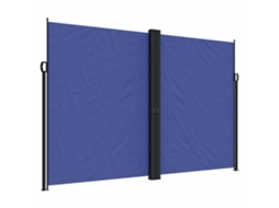 Retractable Side Awning, Retractable Side Awnings Vidaxl Azul Poliéster (220 X 600 Cm)