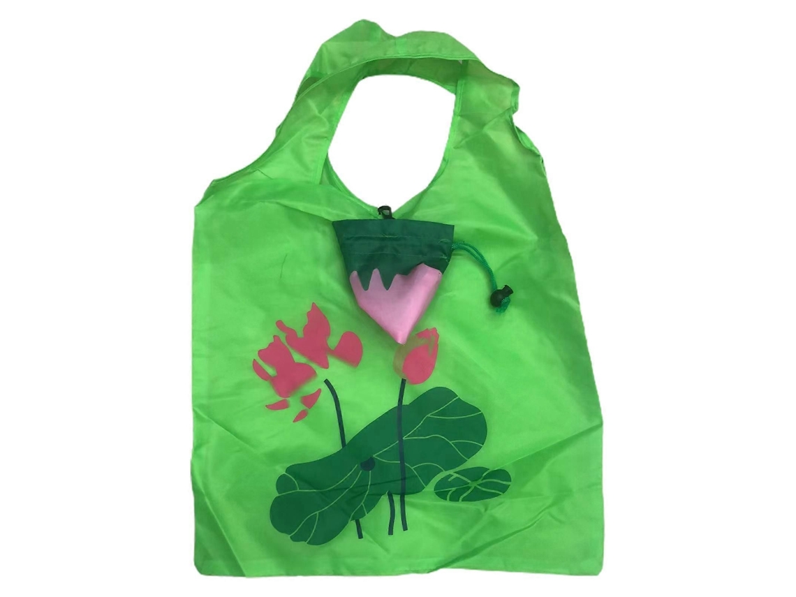 Sacola De Compras Reutilizável Em Formato De Fruta, Portátil, Dobrável Com Cordão, Feita De Tecido Resistente, Com Grande Capacidade E Multifunci