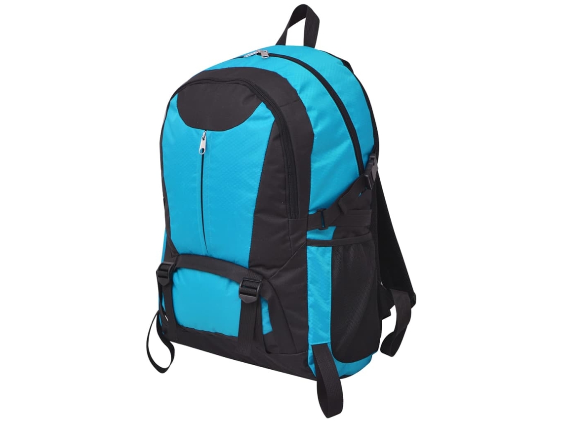 Vidaxl Mochila Para Caminhadas 40 L Preto E Azul
