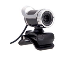 Câmera Usb 2.0 Hd De 12 Megapixels, Webcam 360 Graus Com Microfone Clip On Para Computador Desktop Skype Pc La Aquaforge