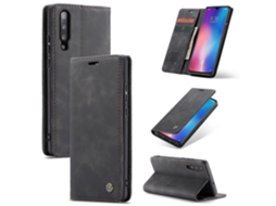 Caseme-013 Capa Multifuncional Retrô Fosca Horizontal Em Couro Com Compartimento Para Cartões, Suporte E Carteira Para Xiaomi Mi 9 (marrom)