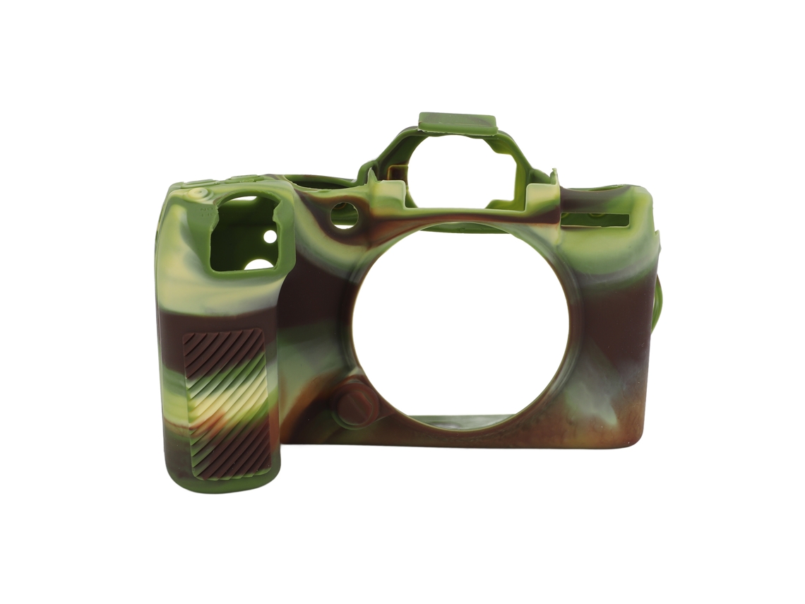 Capa de silicone para câmera Fuji X-s10, capa protetora camuflada para todo o corpo.