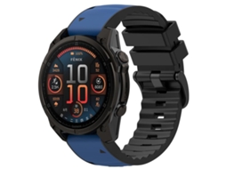 Bracelete para Garmin Silicone e Nylon Híbrido com Couro XIAOMOYU (26mm)