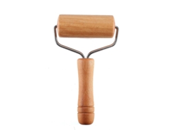2026 rodillo de Pastel T Linjou de Madera Y Acero Inoxidable para Galletas, Pizza Y Pasteles
