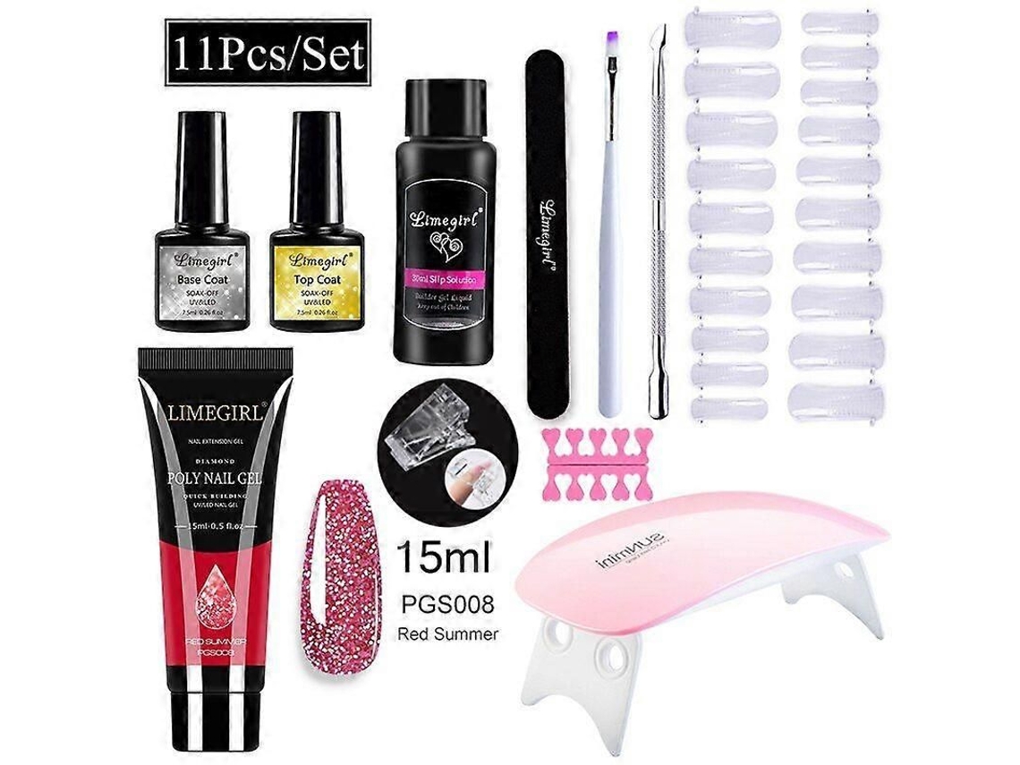 Conjunto de Manicure com Lâmpada Led 54 W, Unhas 20.000 Rpm, Máquina Broca para Unhas, Kit D e Gel Uv GOKOCO