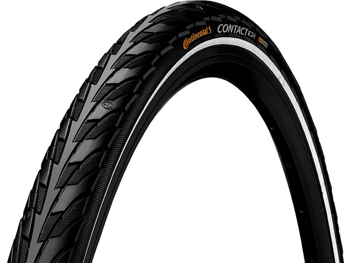Pneu CONTINENTAL Contact Blackblack Rigida (28x1x1 cm - Preto)