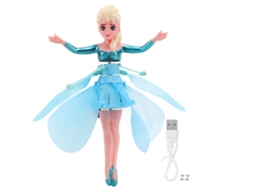 Boneca Princesa Fada Voadora S/MARCA com indução inteligente, 120mah, para meninas