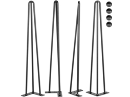 Pés Para Mesa E Móveis, 4 Peças, 45,7 Cm, Para Mesas, Móveis