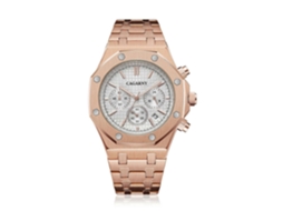 Relógio Masculino Cagarny 6835, Modelo Simples, Com Pulseira De Aço E Mecanismo De Quartzo.