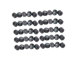 50 Peças Buzzer Passivo Eletromagnético 16ohm Ac 2khz 3v-12v