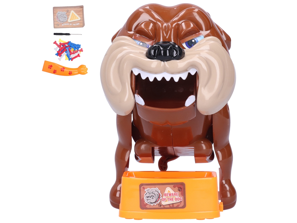 Brinquedo Interativo Cão Vicioso Morder Osso Enganador Para Pais E Filhos Jogo Divertido Presente Infantil