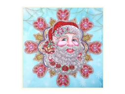 Desenho Diamante 3d Com Padrão Papai Noel Artesanal Para Crianças