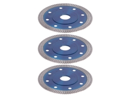 3 Lâminas de Serra Diamante para Corte de Cerâmica