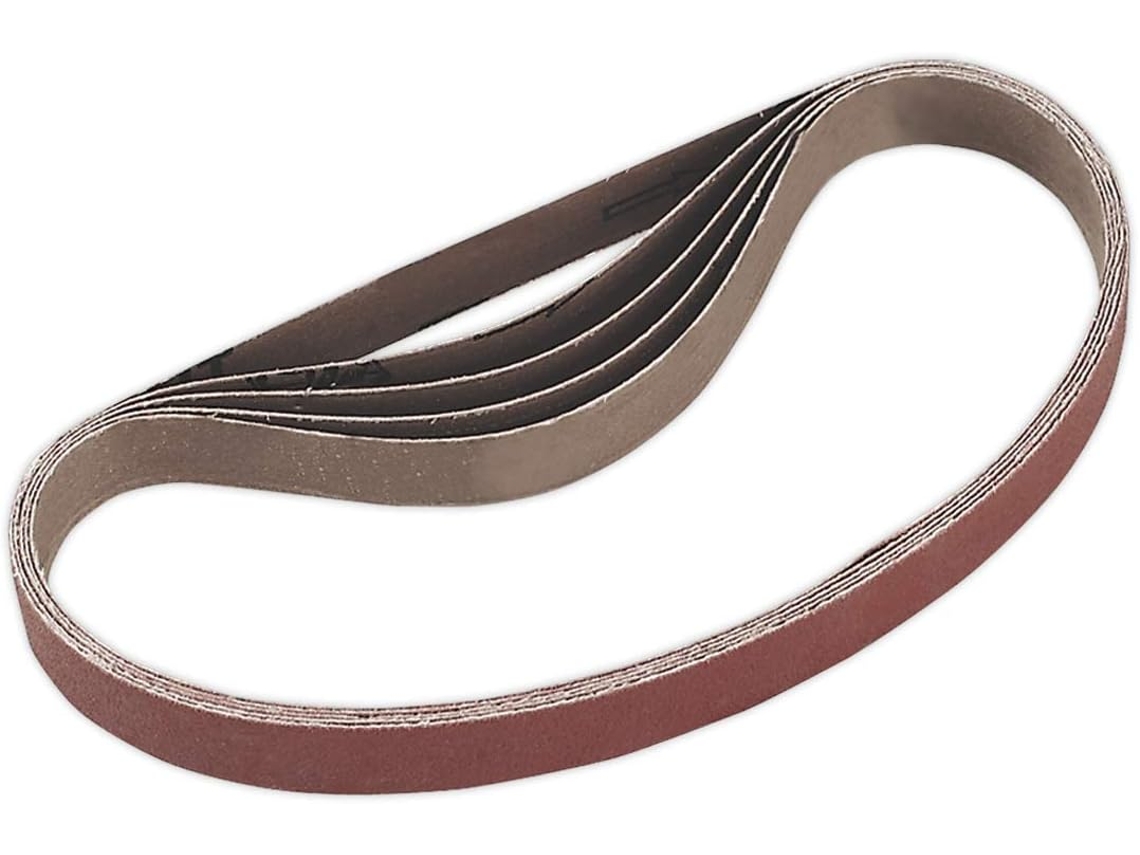 Sa355/b100g Pacote Com 5 Cintas Abrasivas, Grão 100, 20 X 520 Mm