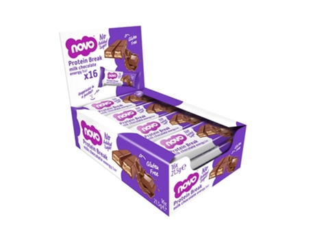 Lata De Barra De Proteínas Novo Nutrition (16x21,5g)