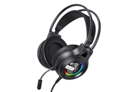 Auscultadores Gaming ZRUXE Ek02 Cabo 50mm Microfone Rgb Luz Fixa