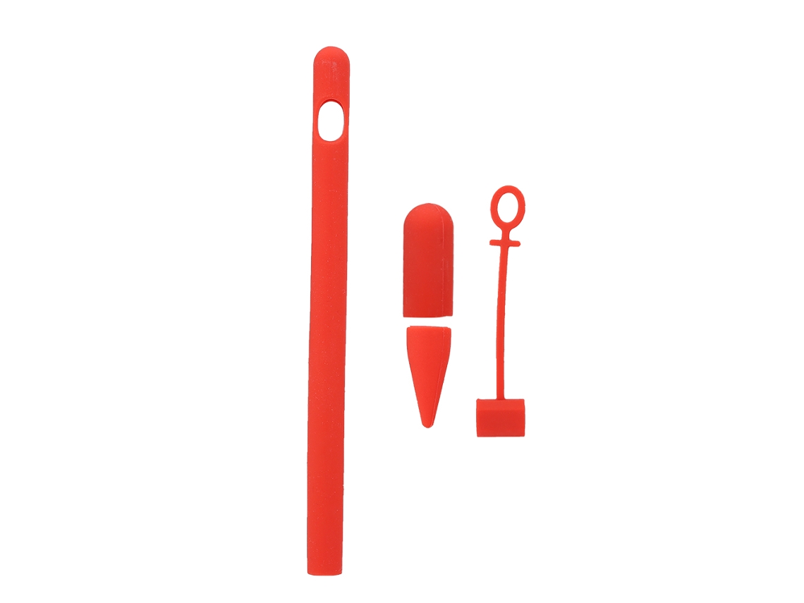 Capa Para Caneta (protege A Tampa Da Caneta, Armazena A Ponta) Adequada Para Capa De Silicone Apple Pencil 1ª Geração