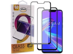 Película Vidro Temperado Asus Zenfone MAX M2 ZB633KL HONGWE. Cobertura Completa Preto