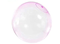 Fasst pelota Burbuja Grande 130cm Transparente Inflable de Agua Suave Tpr Resistente Al Rasgado para Niños Y Fiesta