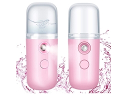 2 peças de mister facial nano 30ml, portátil, mini vaporizador USB para pele | S/MARCA
