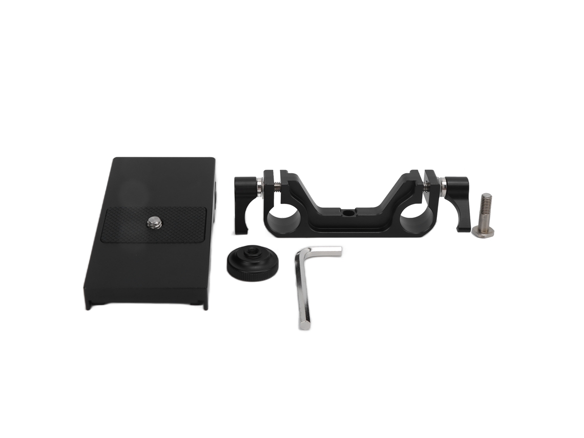 Camera Battery Adapter Plate 15mm Rail Pipe Clamp For Sony Np F970 Series Batteries LAXISCREED