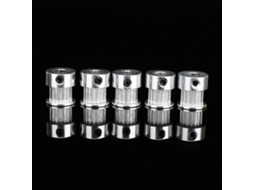5pcs Polia Dentada Gt2 Alumínio 16 Dentes 5mm Bore Para Impressora 3d Cnc Ferramentas