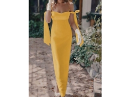 2026 vestido de Festa para Mulher Satinado Sheath Sem Mangas Off Shoulder Longo Verão Primavera Cor Sólida Moderno