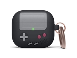 Capa Zruxe Para Airpods 3 Silicon Preto (estilo Gamer Retro, Proteção Contra Quedas E Riscos)