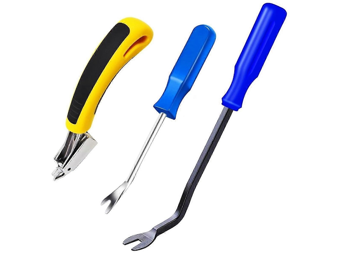 Lurelia Agrafador De Mesa, Pack De 3, 3 Cm, Metal, Magnético, Antiderrapante, Resistente, Com Removedor
