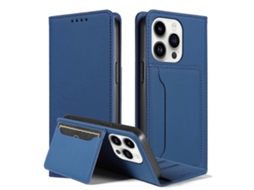 Capa De Couro Para Celular Com Suporte Para Cartão Magnetism Skin Feel