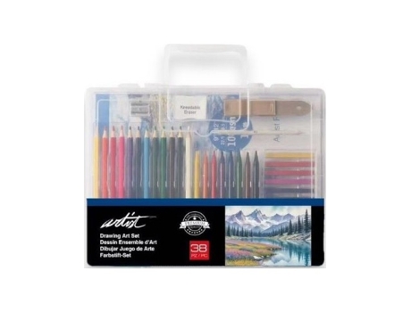 Livro Maletin Iniciacion Dibujo Artistico A Color Artist Con 38 Piezas De Desconocido (espanhol)
