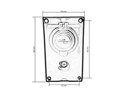 Laxiscreed Carregador Usb Com 2 Portas E Saída 12v Para Carros E Veículos