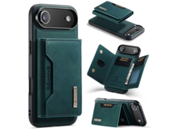Capa De Couro Para Iphone 17 Air Com Porta-cartões Triplo Da Dg.ming